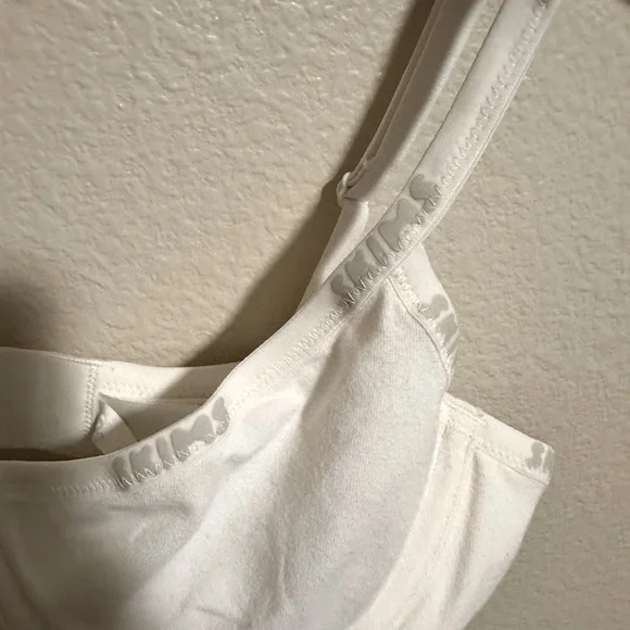 SKIMS Cotton Logo Underwire Demi - in Marble -Size 34A NWT - Picture 3 of 5